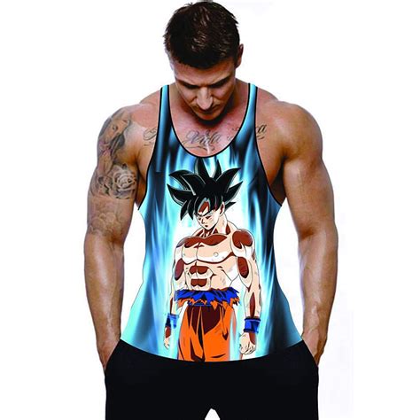 CAMISETA REGATA MASCULINA DRY FIT GOKU DRAGON BALL Shopee Brasil