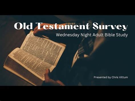 Genesis Old Testament Survey Youtube