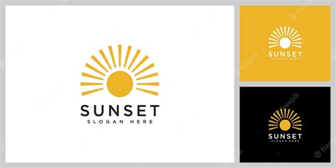 Premium Vector Sun Logo Vector Icon Design