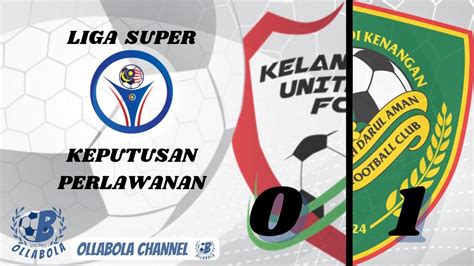 KUCHING CITY FC 0 1 KEDAH DARUL AMAN FC LIGA SUPER MALAYSIA 29 7