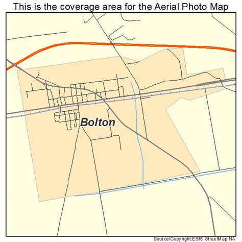 Aerial Photography Map of Bolton, NC North Carolina