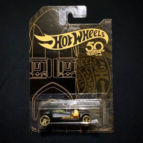 hot wheels 風火輪小汽車 50週年 50th 黑卡 02 twin mill 黑底盤 蝦皮購物