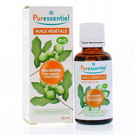 PURESSENTIEL Huile Végétale Macadamia Parapharmacie Prado Mermoz