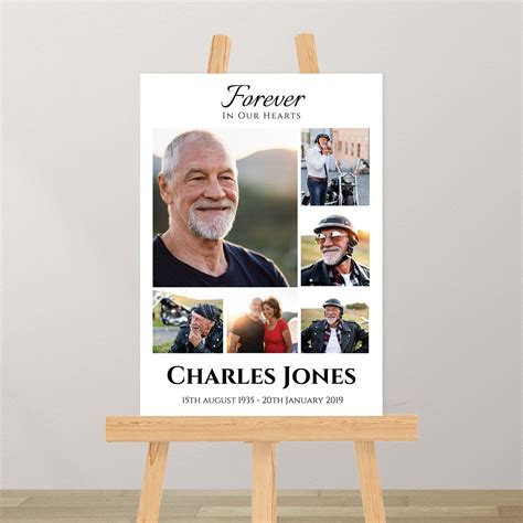 A Collection Of Free Funeral Memory Boards To Personalise