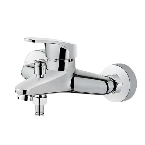 Modern Wall Mounted Free Standing Bathtub Faucet Set With Waterfall