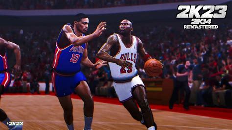 Nba 2k23 2k14 Remastered Michael Jordan Bulls Vs Bad Boys Pistons