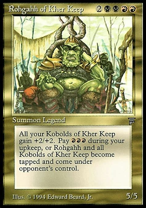 Magic The Gathering Legends Single Rohgahh Of Kher Keep Moderate Play