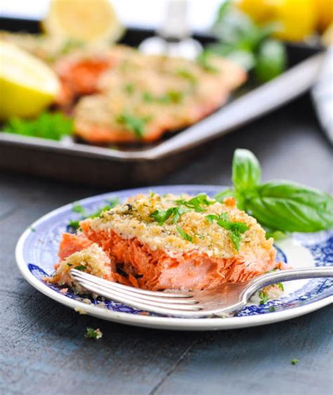 Parmesan Herb Baked Salmon Fillet