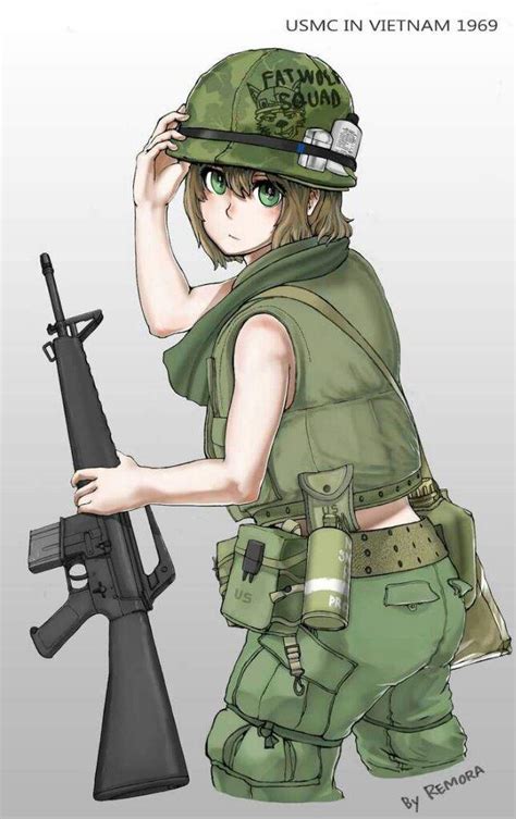 "Vietnam War" USMC anime girl | Wiki | Anime Amino