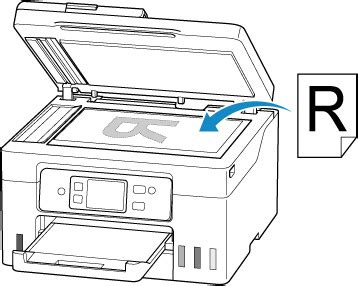 Canon Inkjet Manuals GX4000 Series Loading Originals On Platen