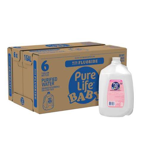 Pure Life Baby Purified Nursery Water Added Fluoride 1 Gallon