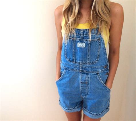 Vintage Levis Denim Overall Shorts