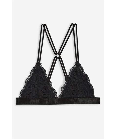 Topshop（トップショップ）の「topshop Pull On Lace Triangle Bra（ブラジャー）」 Wear