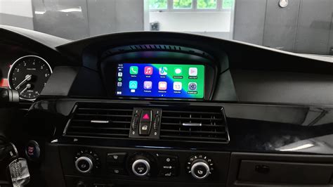 Apple CarPlay Android Auto nachrüsten für BMW 5er E60 E61 CarHex