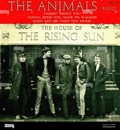 Vintage single record cover - Animals, The - The House Of The Rising ...