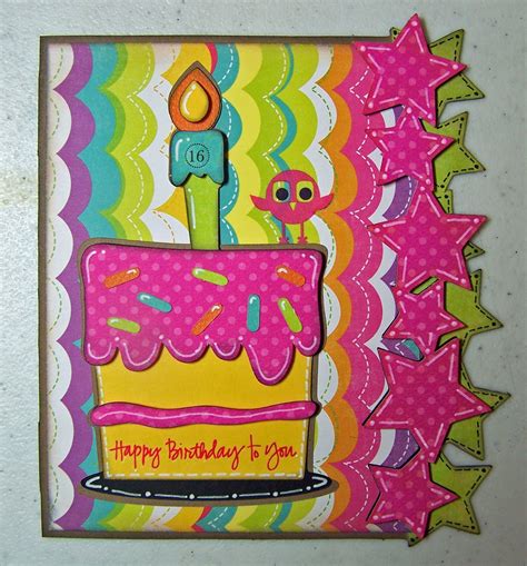 26 Cricut Birthday Card Ideas - Scrappin's A Hoot