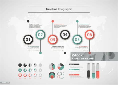 Mapa Mental Linha Do Tempo - Vetores de Vetor Infográfico Linha Do Tempo Mapamúndi e mais imagens de ...