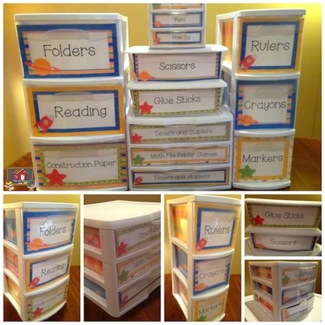 40 Ways to Store Teacher Supplies | Organized Classroom