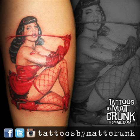 Color Thigh Tattoo Matt Crunk TrueArtists