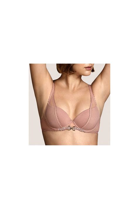 Nude Padded Bra Andres Sarda Sales Nude Lace Lingerie Unas1 Padded