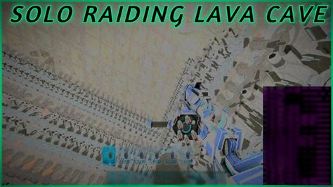 Ark Solo Raiding Lava Cave On Monster Fibercraft K Youtube