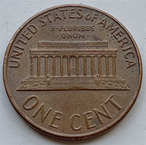 1968d Lincoln Memorial Penny L In Liberty And Igwt Against Rim Circ Wt 3