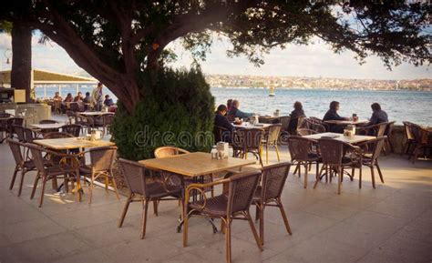 Dinner at the Bosphorus, Istanbul - Turkey (Day Sh Stock Image - Image ...