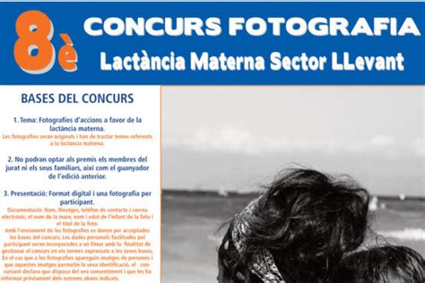 Vuitè Concurs De Fotografia Sobre Lactància Materna Cent Per Cent