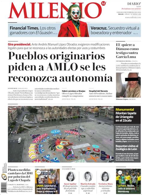 Periódico Milenio De León México Periódicos De México Edición De