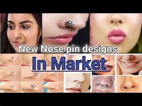 Latest Nose Pin Designs Stud Designs Image Diamond Nose Ring Youtube