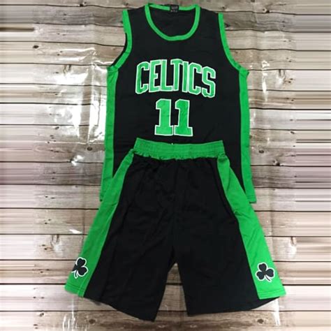 Uniforme Basketball Adulto Boston Celtics Irving Nba Conjunto