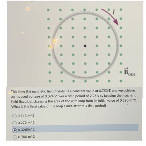 Solved This time the magnetic field maintains a constant | Chegg.com