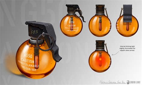 ArtStation - napalm grenade