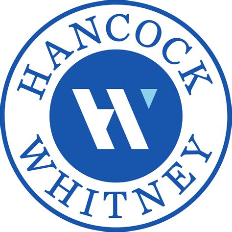 Hancock Whitney logo in transparent PNG and vectorized SVG formats