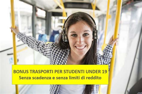 Bonus trasporti 2024 per under 19 cos è come funziona come