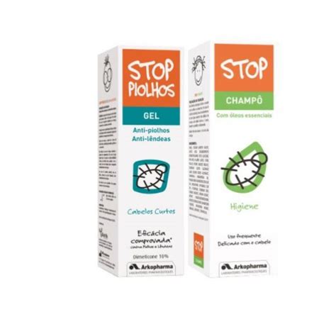 Arkopharma Stop Piolhos Kit Gel Anti Piolhos 100ml Shampoo Pós