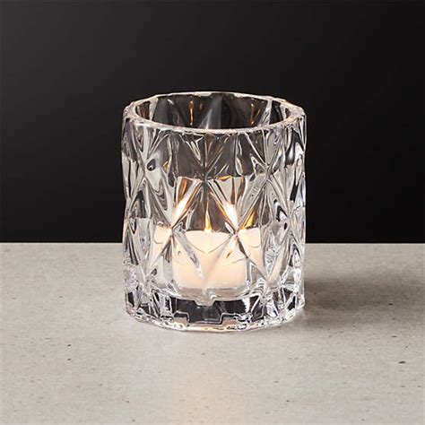 Ezra Green Glass Tealight Candle Holder Reviews Cb2