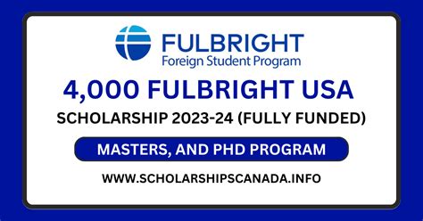 4 000 Fulbright Scholarship To Usa For 2023 24 Fully Funded