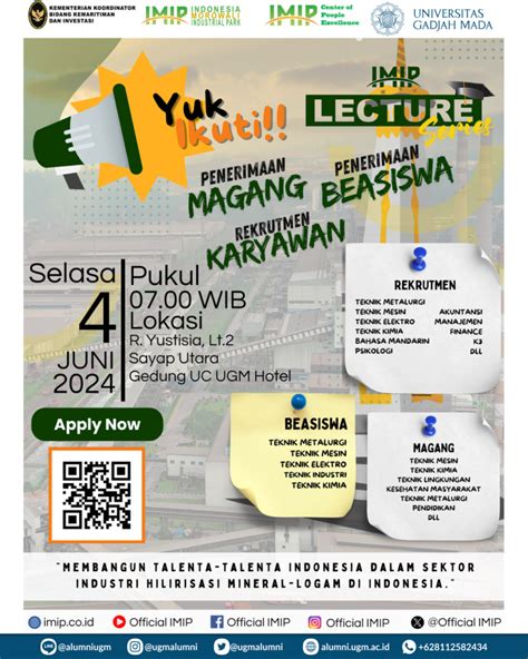 IMIP Lecture Series Portal Alumni Universitas Gadjah Mada