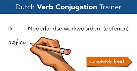 Dutch Verb Conjugation Trainer Free Online Exercises