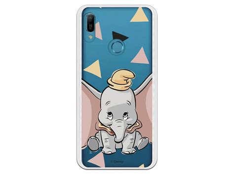 Capa Oficial Disney Dumbo Silhueta Transparente Para Huawei Y