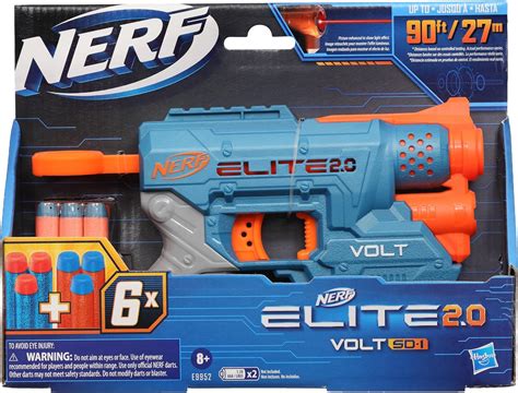 Nerf Elite 2 0 Volt SD 1 Blaster US Version 6 Official Nerf Darts