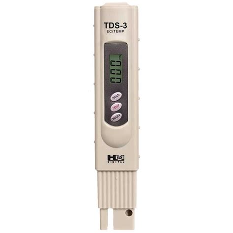 HM Digital TDS 3 Pen Style TDS EC Temp Meter Global Garden