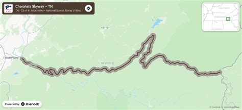 cherohala skyway tn americas scenic byways overlook maps
