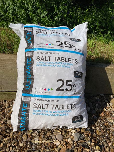 Monarch Salt Tablets 25kg Qty 1 Bag Only Harlow Salt Company