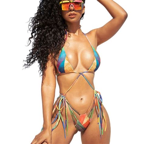 African Swimwear Sexy Micro Brazilian String Bikini Women Bestsuppliers