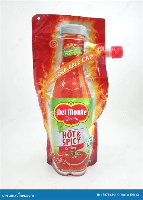 Del Monte Hot And Spicy Ketchup In Manila Philippines Editorial Photo