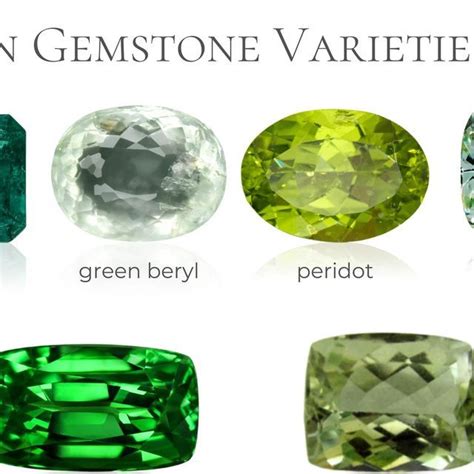 Diamond Buzz On Instagram EXPLORING THE GREEN GEMSTONE VARIETIES