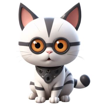 Cute Cartoon Robot Cat, Robot Cat, Cartoon Robot, Cute Cat PNG ...