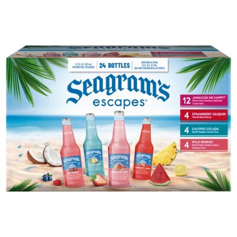 Seagram S Escapes Premium Cooler Variety Pack 24 Bottles 11 2 Fl Oz